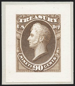 Sale 1230, Lot 1667, Essays, Proofs and Specimens