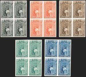 Sale 1230, Lot 1670, Essays, Proofs and Specimens