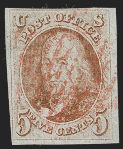 Sale 1230, Lot 1696, 1847 Issue (Scott 1-2)