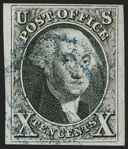 Sale 1230, Lot 1701, 1847 Issue (Scott 1-2)