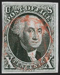 Sale 1230, Lot 1702, 1847 Issue (Scott 1-2)