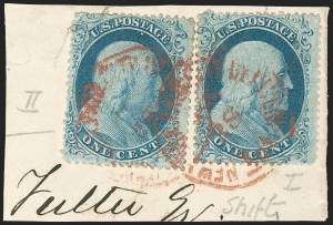 Sale 1230, Lot 1732, 1857-60 Issue (Scott 18-39)