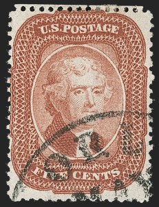 Sale 1230, Lot 1745, 1857-60 Issue (Scott 18-39)