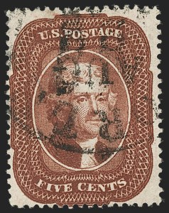 Sale 1230, Lot 1751, 1857-60 Issue (Scott 18-39)