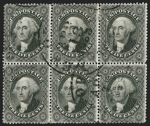 Sale 1230, Lot 1760, 1857-60 Issue (Scott 18-39)