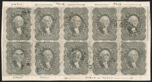 Sale 1230, Lot 1764, 1857-60 Issue (Scott 18-39)