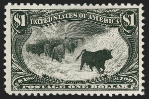 Sale 1230, Lot 1946, 1898 Trans-Mississippi Issue (Scott 285-293), $1.00 Trans-Mississippi (292) Sale 1230, Lot 1946, 1898 Trans-Mississippi Issue (Scott 285-293)