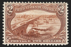 Sale 1230, Lot 1949, 1898 Trans-Mississippi Issue (Scott 285-293), $2.00 Trans-Mississippi (293) Sale 1230, Lot 1949, 1898 Trans-Mississippi Issue (Scott 285-293)