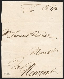 Sale 1230, Lot 972, Colonial and 18th Century