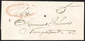 Sale 1230, Lot 992, Stampless Markings by State
