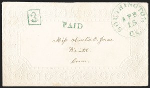 Sale 1230, Lot 994, Stampless Markings by State