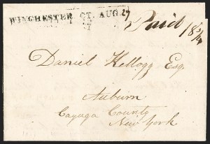 Sale 1230, Lot 996, Stampless Markings by State
