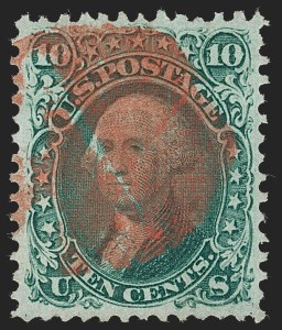 Sale 1231, Lot 102, 1867-68 Grilled Issue (Scott 79-101)