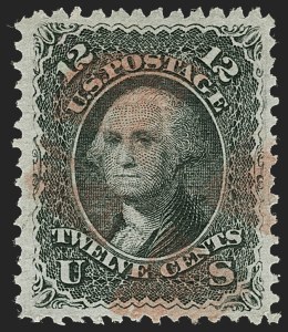 Sale 1231, Lot 104, 1867-68 Grilled Issue (Scott 79-101)
