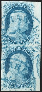 Sale 1231, Lot 17, 1851-56 Issue (Scott 5-17)