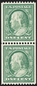 Sale 1231, Lot 256, 1908-10 Washington-Franklin Issues (Scott 331-356)