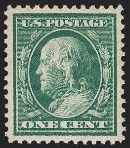 Sale Number 1231, Lot Number 268, 1909 Bluish Paper Issue (Scott 357-366)