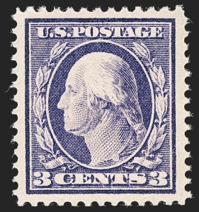 Sale 1231, Lot 284, 1910-13 Washington-Franklin Issue (Scott 374-396)