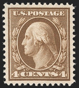 Sale 1231, Lot 285, 1910-13 Washington-Franklin Issue (Scott 374-396)