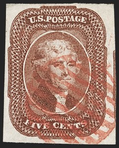 Sale 1231, Lot 31, 1851-56 Issue (Scott 5-17)
