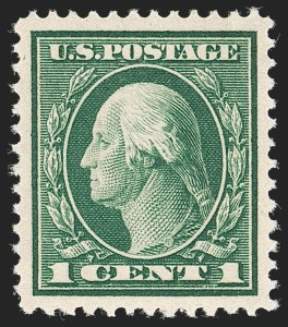 Sale 1231, Lot 315, 1912-14 Washington-Franklin Issue (Scott 405-423)