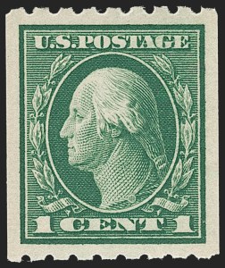 Sale Number 1231, Lot Number 319, 1912-14 Washington-Franklin Issue (Scott 405-423)