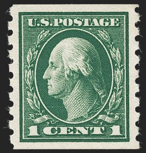 Sale 1231, Lot 321, 1912-14 Washington-Franklin Issue (Scott 405-423)