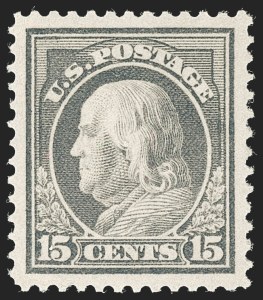 Sale 1231, Lot 327, 1912-14 Washington-Franklin Issue (Scott 405-423)