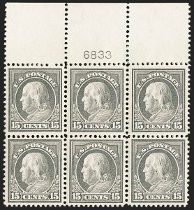 Sale 1231, Lot 328, 1912-14 Washington-Franklin Issue (Scott 405-423)