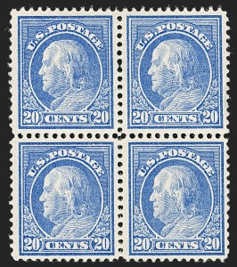 Sale 1231, Lot 330, 1912-14 Washington-Franklin Issue (Scott 405-423)