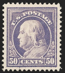 Sale 1231, Lot 332, 1912-14 Washington-Franklin Issue (Scott 405-423)