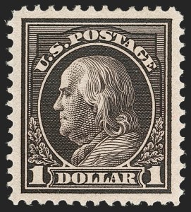 Sale 1231, Lot 335, 1912-14 Washington-Franklin Issue (Scott 405-423)