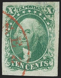 Sale 1231, Lot 34, 1851-56 Issue (Scott 5-17)