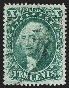 Sale 1231, Lot 68, 1857-60 Issue and 1875 Reprint (Scott 18-47)