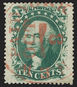 Sale 1231, Lot 71, 1857-60 Issue and 1875 Reprint (Scott 18-47)