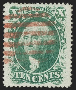 Sale 1231, Lot 72, 1857-60 Issue and 1875 Reprint (Scott 18-47)