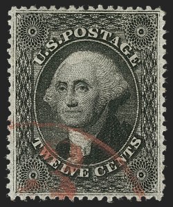 Sale 1231, Lot 74, 1857-60 Issue and 1875 Reprint (Scott 18-47)