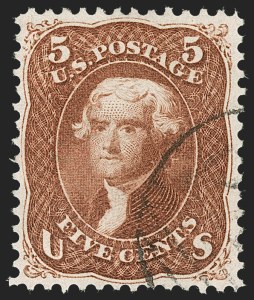 Sale 1231, Lot 95, 1861-66 Issue (Scott 62B-78)