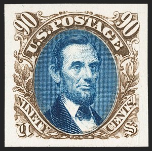 Sale 1232, Lot 1016, Essays, Proofs and Specimens, 1c-90c 1869 Pictorial Issue, Atlanta Trial Color Proofs on Card (123TC4-132TC4) Sale 1232, Lot 1016, Essays, Proofs and Specimens