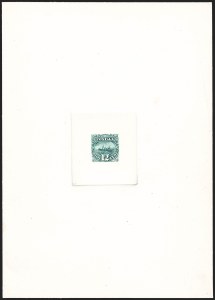 Sale 1232, Lot 1027, Essays, Proofs and Specimens