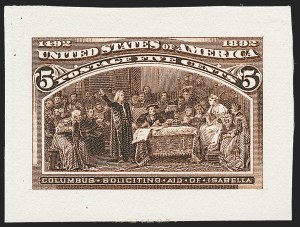 Sale 1232, Lot 1040, Essays, Proofs and Specimens