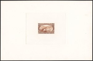 Sale 1232, Lot 1043, Essays, Proofs and Specimens, 1c-$2.00 Trans-Mississippi, Large Die Proofs on India (285P1-293P1) Sale 1232, Lot 1043, Essays, Proofs and Specimens