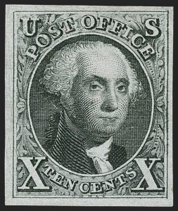 Sale 1232, Lot 1067, 1847 Issue and 1875 Reproduction (Scott 1-4)