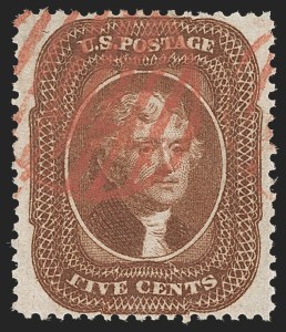 Sale 1232, Lot 1085, 1851-60 Issues (Scott 5-47)
