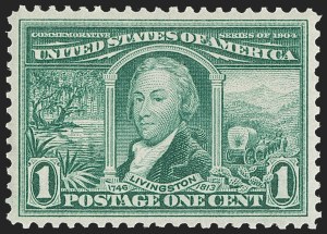 Sale Number 1232, Lot Number 1241, 1904 Louisiana Purchase, 1907 Jamestown Issues (Scott 323-330)