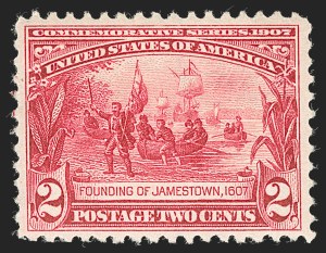 Sale Number 1232, Lot Number 1245, 1904 Louisiana Purchase, 1907 Jamestown Issues (Scott 323-330)