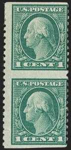 Sale 1232, Lot 1296, 1912-15 Washington-Franklin Issues (Scott 405-461)