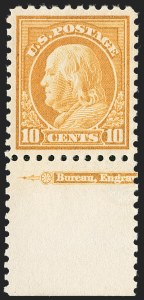 Sale 1232, Lot 1302, 1912-15 Washington-Franklin Issues (Scott 405-461)