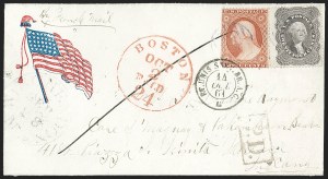 Sale 1232, Lot 1559, Stampless Covers thru 1861 Issue