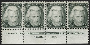 Sale 1232, Lot 1594, Specialized 2c Black Jack Collection: Stamps